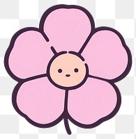 PNG Flower blossom purple petal. AI generated Image by rawpixel.
