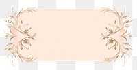 PNG Vintage elegant ornament frame backgrounds graphics pattern. AI generated Image by rawpixel.