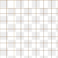 PNG White and gold grid pattern tile backgrounds repetition. 