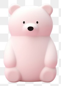 PNG Bear doll mammal pink toy. AI generated Image by rawpixel.