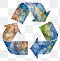 PNG Recycle symbol shape white background. AI generated Image by rawpixel.