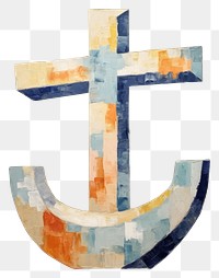 PNG  Anchor painting symbol shape. AI generated Image by rawpixel.