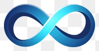 PNG Infinity logo symbol blue