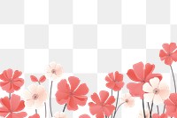 PNG Flower backgruon backgrounds outdoors pattern. AI generated Image by rawpixel.