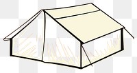 PNG Tent architecture letterbox building. 