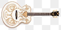 PNG Guitar white white background creativity. AI generated Image by rawpixel.