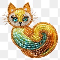 PNG Cat brooch shape representation. AI generated Image by rawpixel.