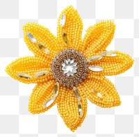 PNG Sunflower jewelry yellow brooch