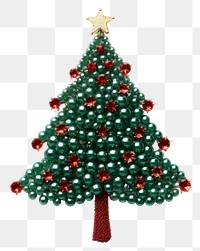PNG Christmas tree jewelry shape bead. AI generated Image by rawpixel.