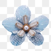 PNG Snow flex brooch jewelry blue. AI generated Image by rawpixel.