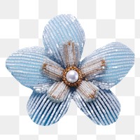 PNG Snow flex brooch jewelry blue. 