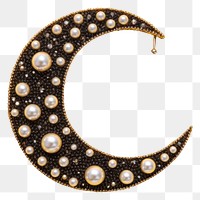 PNG The moon necklace jewelry yellow. AI generated Image by rawpixel.