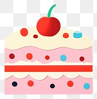 PNG  A piece of cake dessert food celebration. AI generated Image by rawpixel.