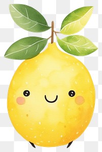 PNG  Lemon fruit plant pear. AI generated Image by rawpixel.