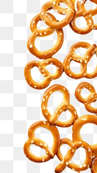 PNG  Pretzels backgrounds food copy space. AI generated Image by rawpixel.