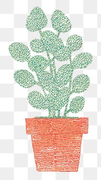 PNG Plant in a pot leaf art creativity. AI generated Image by rawpixel.