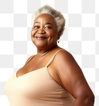 PNG  Senior portrait adult smile. AI generated Image by rawpixel.