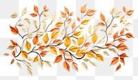 PNG Autumn leaves pattern wall art. AI generated Image by rawpixel.