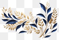 PNG Botanical pattern art gold. AI generated Image by rawpixel.