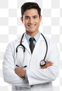 PNG Mexican male doctor portrait adult man. AI generated Image by rawpixel.