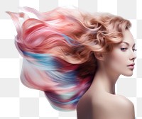 PNG Healthy hair portrait adult photography. AI generated Image by rawpixel.