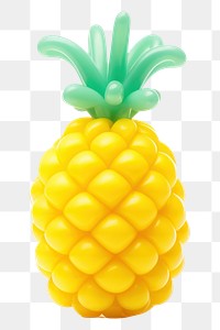 PNG  A balloon twisting in the shape of a pineapple balloon fruit plant food. AI generated Image by rawpixel.