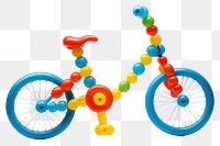 PNG  A balloon twisting in the shape of a bicycle tricycle vehicle wheel. AI generated Image by rawpixel.