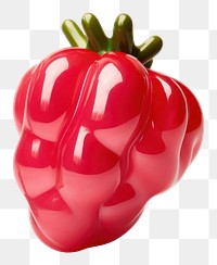 PNG  A balloon twisting in the shape of a stawberry balloon vegetable fruit plant. AI generated Image by rawpixel.