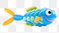 PNG  A fish toy animal white background. AI generated Image by rawpixel.