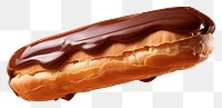 PNG Eclair brown food chocolate. AI generated Image by rawpixel.