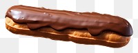 PNG Eclair dessert brown food. 