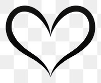 PNG Heart symbol white logo. AI generated Image by rawpixel.