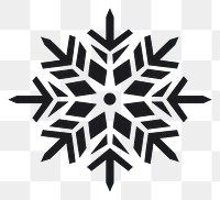 PNG Snowflake white black white background. AI generated Image by rawpixel.