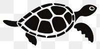 PNG Turtle reptile animal black. AI generated Image by rawpixel.