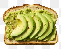 PNG Avocado toast food vegetable freshness. AI generated Image by rawpixel.