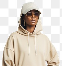 PNG  Streetwear sweatshirt hood sunglasses. AI generated Image by rawpixel.