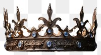 PNG  Medieval tiara jewelry crown accessories. AI generated Image by rawpixel.