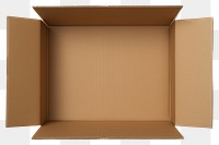 PNG Cardboard box carton simplicity container. AI generated Image by rawpixel.