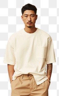 PNG  Streetwear portrait t-shirt sleeve. AI generated Image by rawpixel.