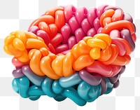 PNG  The modern twisted balloon art furniture dessert jewelry food. AI generated Image by rawpixel.