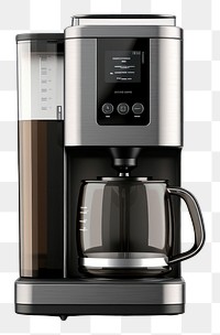 PNG Coffee maker appliance white background coffeemaker. AI generated Image by rawpixel.