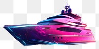 PNG Luxurious yacht vehicle boat transportation. AI generated Image by rawpixel.