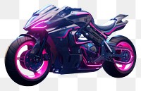 PNG Futuristic motorcycles vehicle wheel night. AI generated Image by rawpixel.