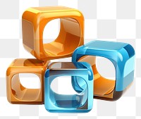 PNG Abstract shapes toy white background technology. AI generated Image by rawpixel.