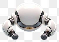 PNG 3d render of cute magnet robot technology futuristic. 