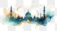 PNG Ramadan architecture calligraphy building. AI generated Image by rawpixel.