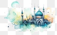 PNG Ramadan architecture calligraphy building. AI generated Image by rawpixel.