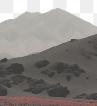 PNG Red desert outdoors nature tranquility. AI generated Image by rawpixel.