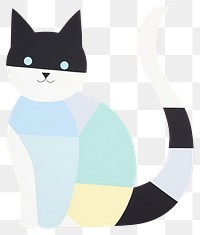 PNG  Abstract cat animal mammal pet. AI generated Image by rawpixel.