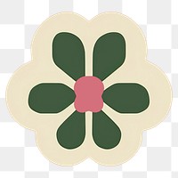 PNG  Flower plant creativity pattern. AI generated Image by rawpixel.